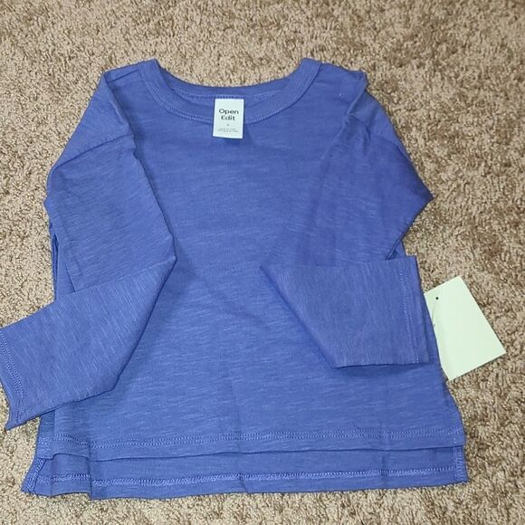 NEW Open Edit purple long-sleeved t-shirt. - Picture 1 of 4